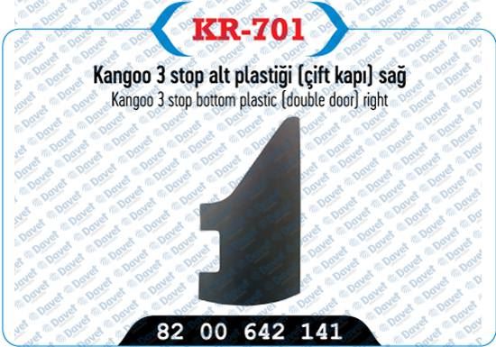 KAYA KR-701 Stop Alt Plastigi < Cift Kapi > Sag Kangoo Iii